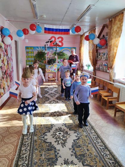 22 февраля в филиале Луначарский детский сад прошел праздник посвященный Дню защитника Отечества "Мы славим защитников Отечества!"