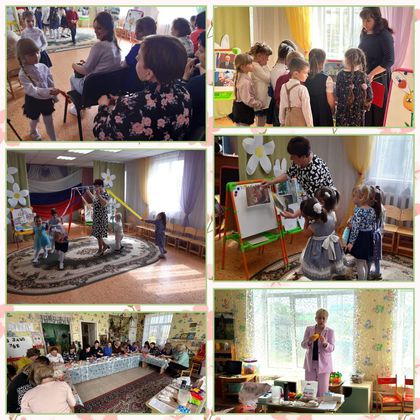 Наш детский сад закрывал неделю педагогического мастерства ДОУ Урицкого района.